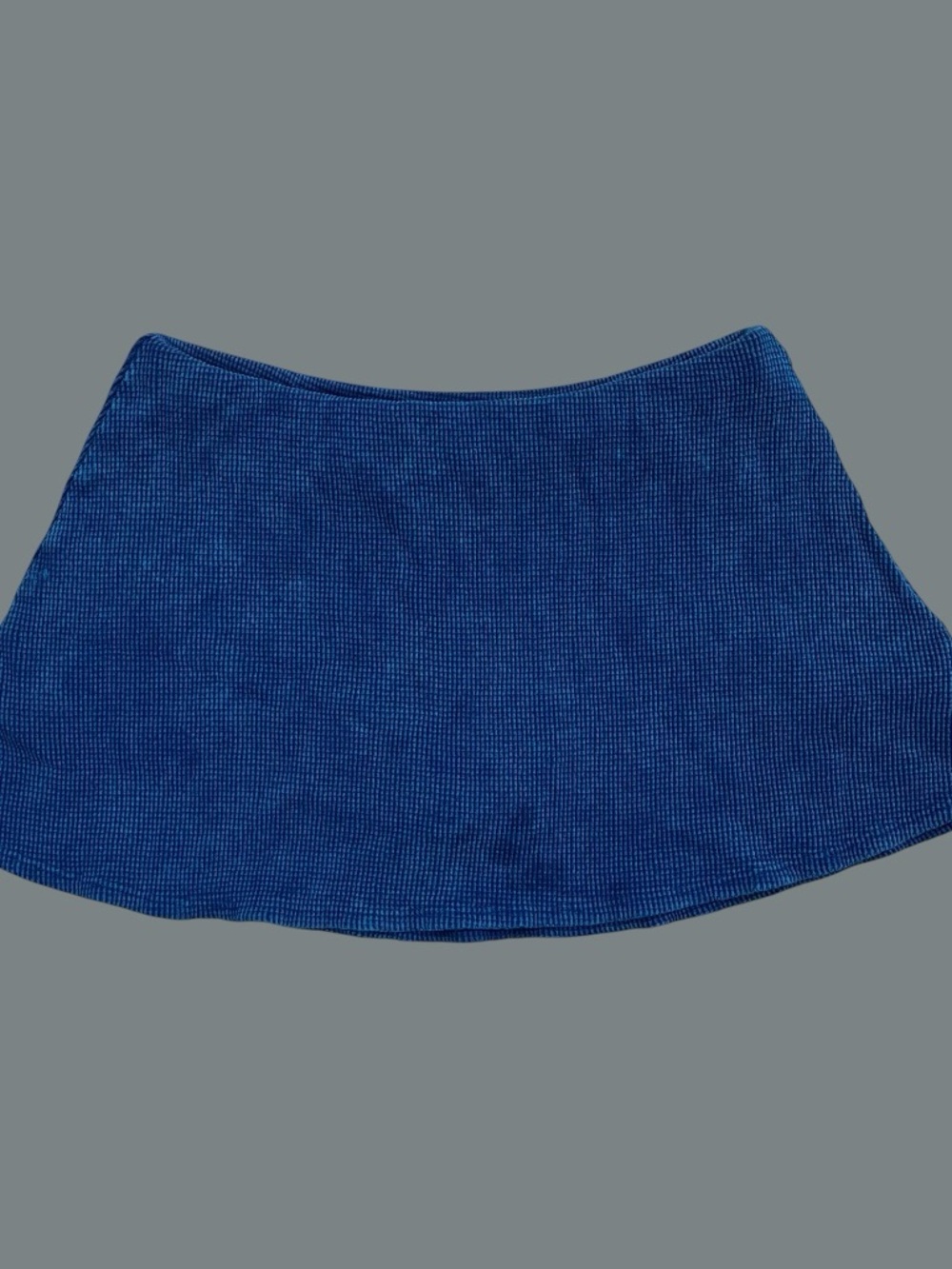 🛜 La Biz Women’s Cobalt Blue Textured Mini Dress Set | Tank: Lg, Skort: Med - Picture 3 of 8